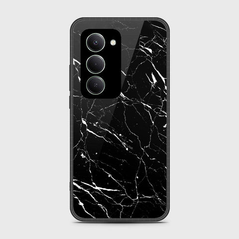 Xiaomi Redmi 15 5G - Black Marble Series - HQ Ultra Shine Premium Infinity Glass Soft Silicon Borders Case