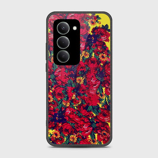 Xiaomi Redmi 15 5G - Floral Series - HQ Ultra Shine Premium Infinity Glass Soft Silicon Borders Case