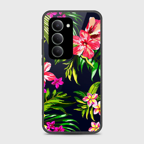 Xiaomi Redmi 15 5G - Floral Series - HQ Ultra Shine Premium Infinity Glass Soft Silicon Borders Case