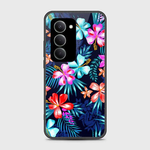 Xiaomi Redmi 15 5G - Floral Series - HQ Ultra Shine Premium Infinity Glass Soft Silicon Borders Case