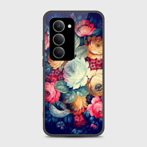 Xiaomi Redmi 15 5G - Floral Series 2 - HQ Ultra Shine Premium Infinity Glass Soft Silicon Borders Case