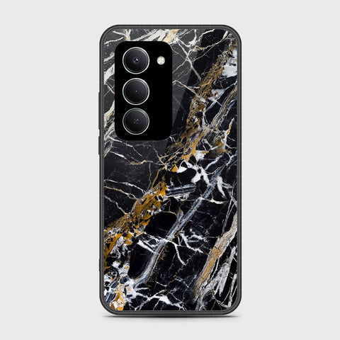 Xiaomi Redmi 15 5G - Black Marble Series - HQ Ultra Shine Premium Infinity Glass Soft Silicon Borders Case