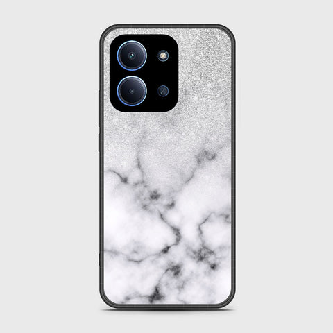 Xiaomi Poco C85 4G - White Marble Series - HQ Ultra Shine Premium Infinity Glass Soft Silicon Borders Case