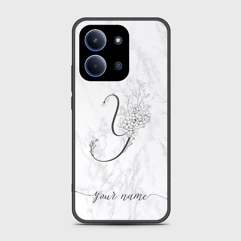 Xiaomi Poco C85 4G - Personalized Alphabet Series - HQ Ultra Shine Premium Infinity Glass Soft Silicon Borders Case