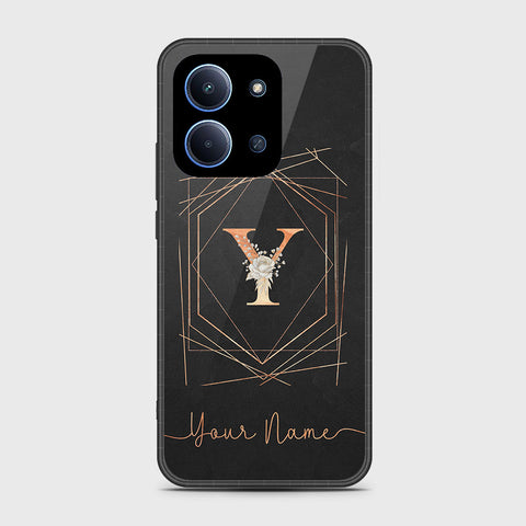 Xiaomi Poco C85 4G - Personalized Alphabet Series - HQ Ultra Shine Premium Infinity Glass Soft Silicon Borders Case