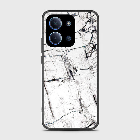 Xiaomi Poco C85 4G - White Marble Series 2 - HQ Ultra Shine Premium Infinity Glass Soft Silicon Borders Case