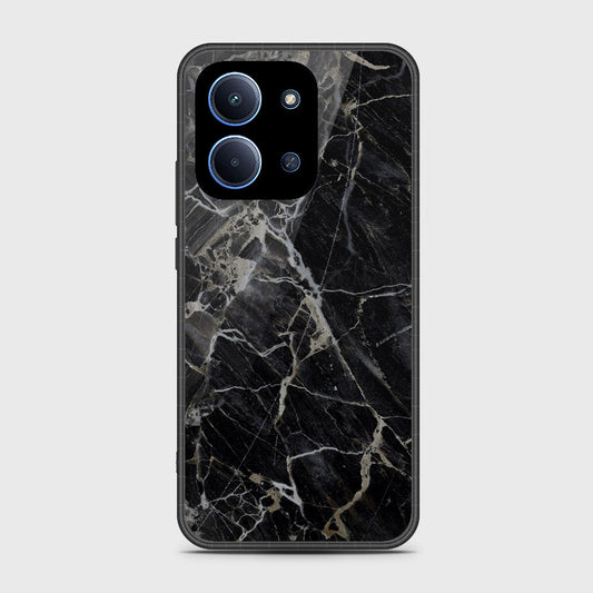 Xiaomi Poco C85 4G - Black Marble Series - HQ Ultra Shine Premium Infinity Glass Soft Silicon Borders Case