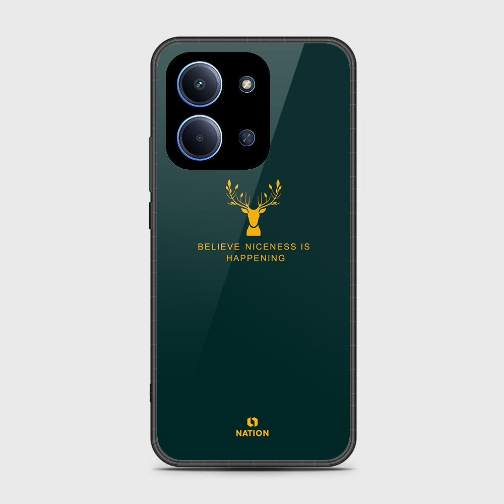 Xiaomi Poco C85 4G - Nice Series - HQ Ultra Shine Premium Infinity Glass Soft Silicon Borders Case