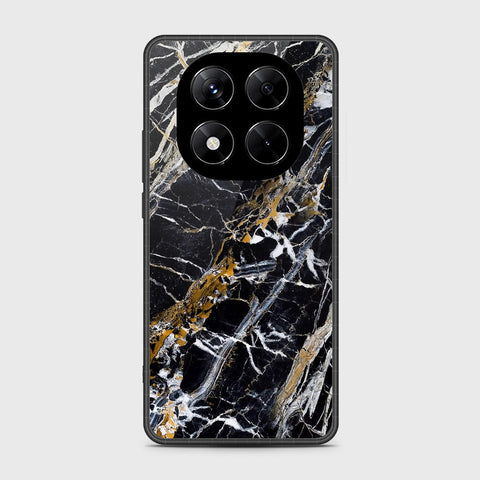 Xiaomi Redmi Note 14 Pro 4G - Black Marble Series - HQ Premium Shine Durable Shatterproof Case