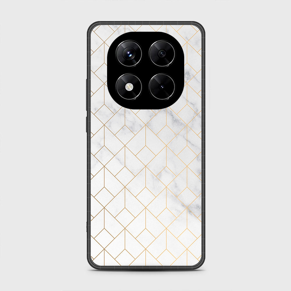 Xiaomi Redmi Note 14 Pro 5G - White Marble Series 2 - HQ Premium Shine Durable Shatterproof Case