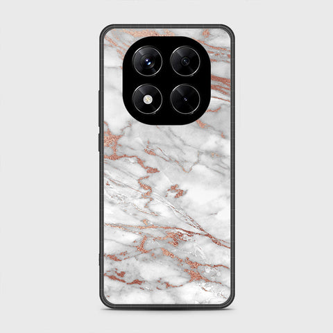 Xiaomi Redmi Note 14 Pro 5G - White Marble Series 2 - HQ Premium Shine Durable Shatterproof Case