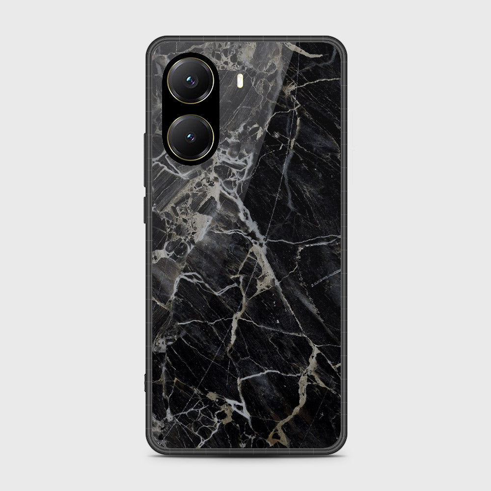 Xiaomi Poco X7 Pro - Black Marble Series - HQ Premium Shine Durable Shatterproof Case