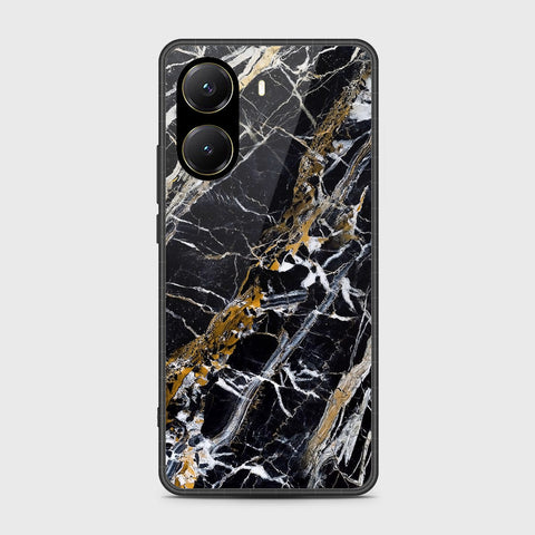Xiaomi Poco X7 Pro - Black Marble Series - HQ Premium Shine Durable Shatterproof Case