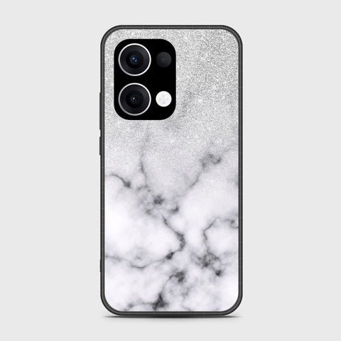 Oppo Reno 13 - White Marble Series - HQ Premium Shine Durable Shatterproof Case