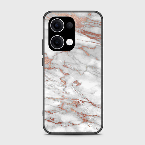 Oppo Reno 13 - White Marble Series 2 - HQ Premium Shine Durable Shatterproof Case