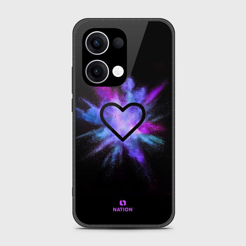 Oppo Reno 13 - Onation Heart Series - HQ Premium Shine Durable Shatterproof Case