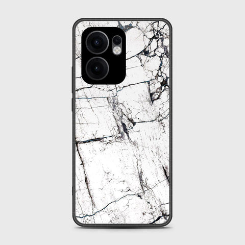 Oppo Reno 13F 5G - White Marble Series 2 - HQ Premium Shine Durable Shatterproof Case