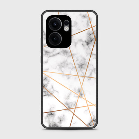Oppo Reno 13F 5G - White Marble Series 2 - HQ Premium Shine Durable Shatterproof Case