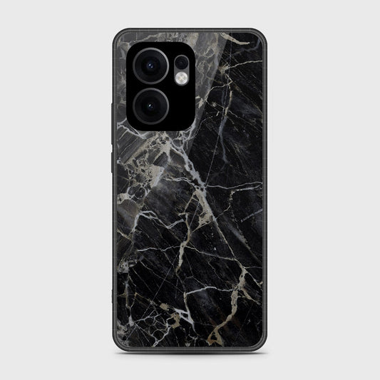 Oppo Reno 13F 5G - Black Marble Series - HQ Premium Shine Durable Shatterproof Case
