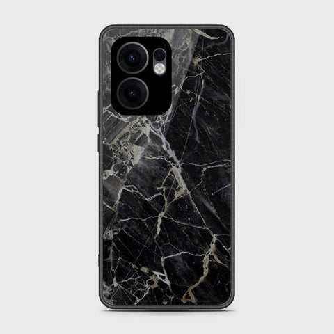 Oppo Reno 13F 5G - Black Marble Series - HQ Premium Shine Durable Shatterproof Case