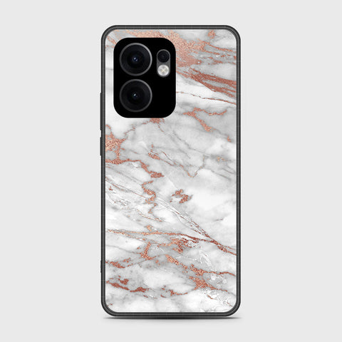 Oppo Reno 13F 5G - White Marble Series 2 - HQ Premium Shine Durable Shatterproof Case