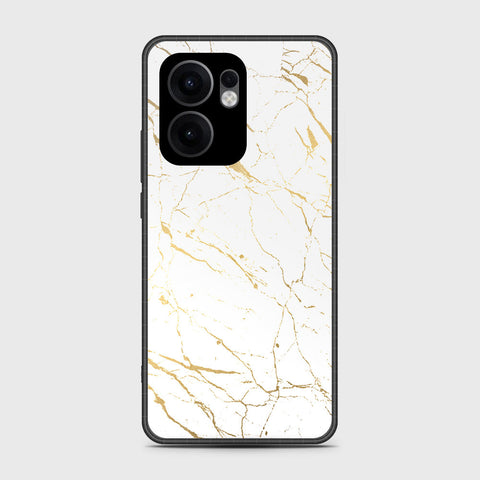 Oppo Reno 13F 5G - White Marble Series 2 - HQ Premium Shine Durable Shatterproof Case