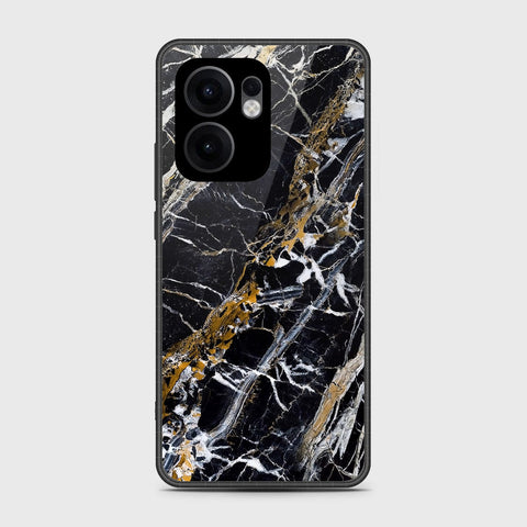 Oppo Reno 13F 5G - Black Marble Series - HQ Premium Shine Durable Shatterproof Case