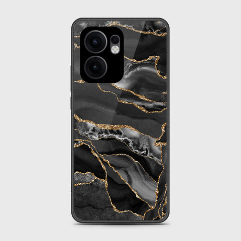 Oppo Reno 13F 5G - Black Marble Series - HQ Premium Shine Durable Shatterproof Case