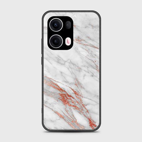 Oppo Reno 13 Pro - White Marble Series - HQ Premium Shine Durable Shatterproof Case