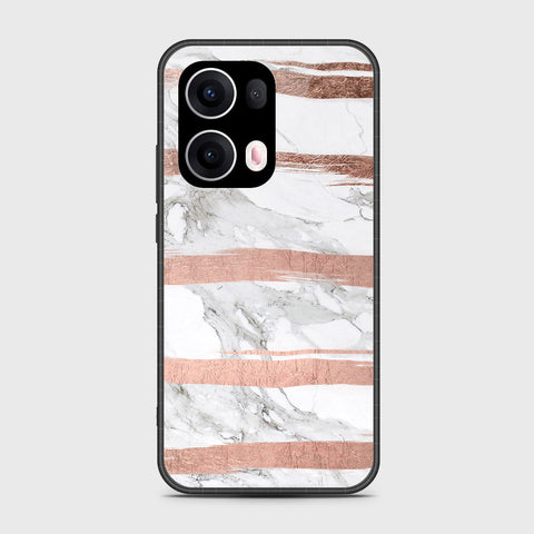 Oppo Reno 13 Pro - White Marble Series - HQ Premium Shine Durable Shatterproof Case
