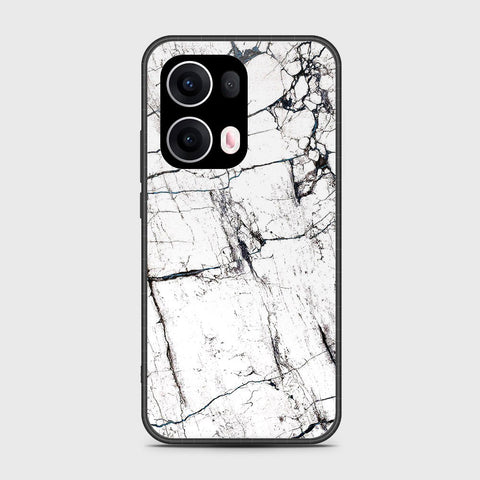 Oppo Reno 13 Pro - White Marble Series 2 - HQ Premium Shine Durable Shatterproof Case