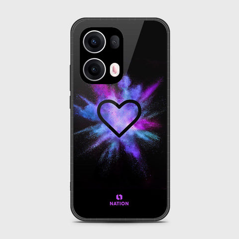 Oppo Reno 13 Pro - Onation Heart Series - HQ Premium Shine Durable Shatterproof Case