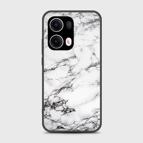 Oppo Reno 13 Pro - White Marble Series - HQ Premium Shine Durable Shatterproof Case