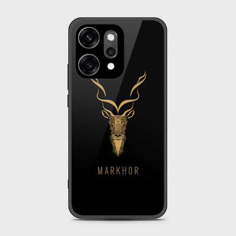 Oppo Reno 14 - Markhor Series - HQ Ultra Shine Premium Infinity Glass Soft Silicon Borders Case