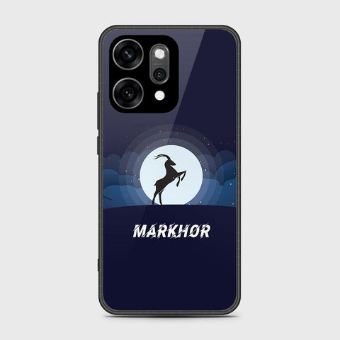 Oppo Reno 14 - Markhor Series - HQ Ultra Shine Premium Infinity Glass Soft Silicon Borders Case