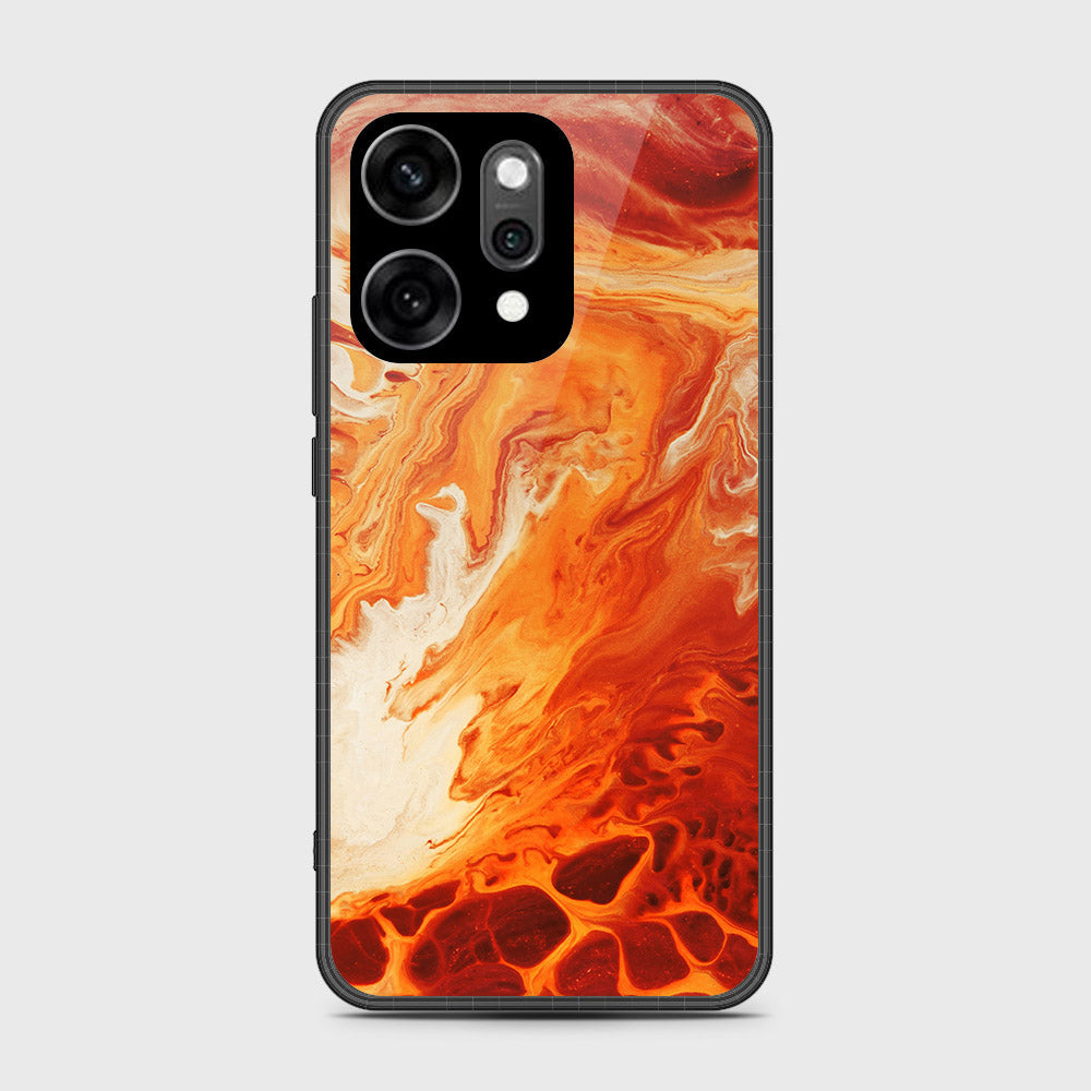 Oppo Reno 14 - Mystic Marble Series - HQ Ultra Shine Premium Infinity Glass Soft Silicon Borders Case