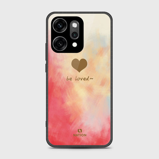 Oppo Reno 14 - Onation Heart Series - HQ Ultra Shine Premium Infinity Glass Soft Silicon Borders Case