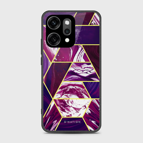 Oppo Reno 14 - O'Nation Shades of Marble Series - HQ Ultra Shine Premium Infinity Glass Soft Silicon Borders Case