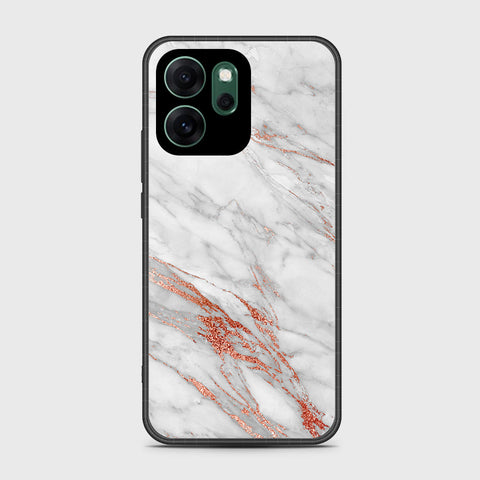 Oppo Reno 14F - White Marble Series - HQ Ultra Shine Premium Infinity Glass Soft Silicon Borders Case