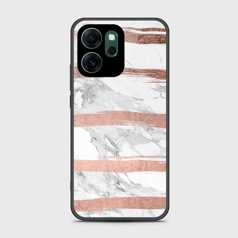 Oppo Reno 14F - White Marble Series - HQ Ultra Shine Premium Infinity Glass Soft Silicon Borders Case