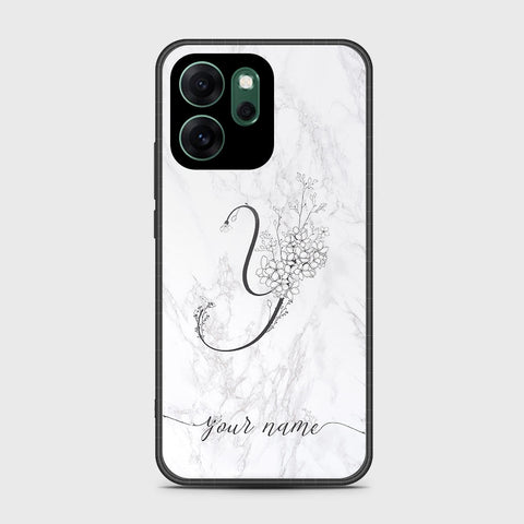 Oppo Reno 14F - Personalized Alphabet Series - HQ Ultra Shine Premium Infinity Glass Soft Silicon Borders Case