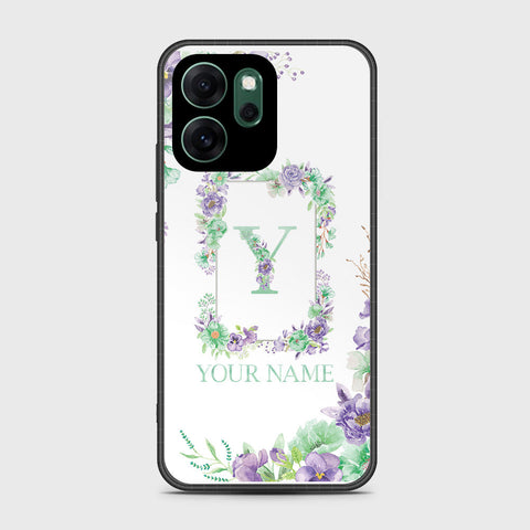 Oppo Reno 14F - Personalized Alphabet Series - HQ Ultra Shine Premium Infinity Glass Soft Silicon Borders Case