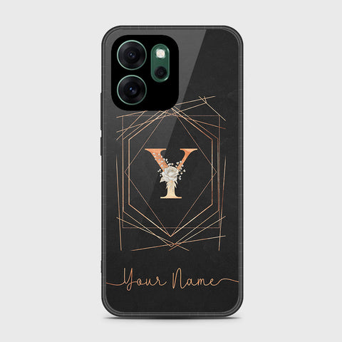 Oppo Reno 14F - Personalized Alphabet Series - HQ Ultra Shine Premium Infinity Glass Soft Silicon Borders Case