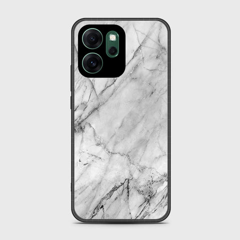 Oppo Reno 14F - White Marble Series - HQ Ultra Shine Premium Infinity Glass Soft Silicon Borders Case