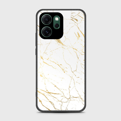 Oppo Reno 14F - White Marble Series 2 - HQ Ultra Shine Premium Infinity Glass Soft Silicon Borders Case