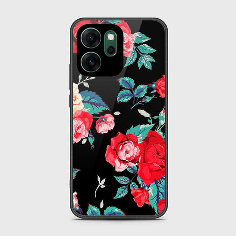 Oppo Reno 14F - Floral Series - HQ Ultra Shine Premium Infinity Glass Soft Silicon Borders Case