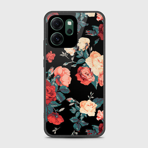 Oppo Reno 14F - Floral Series 2 - HQ Ultra Shine Premium Infinity Glass Soft Silicon Borders Case