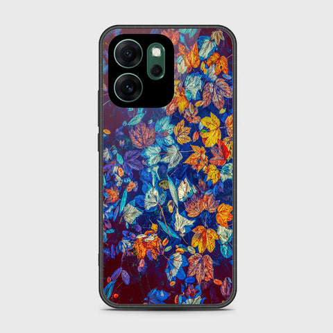 Oppo Reno 14F - Floral Series 2 - HQ Ultra Shine Premium Infinity Glass Soft Silicon Borders Case