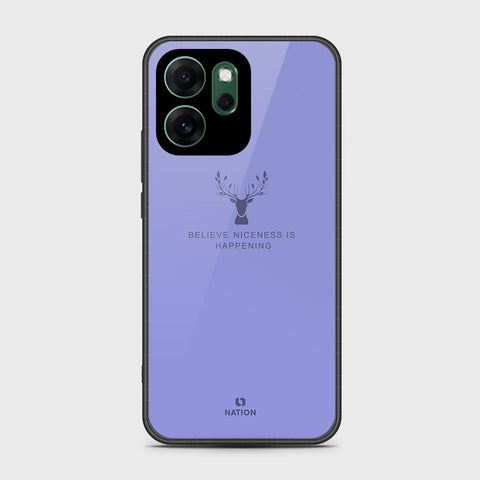 Oppo Reno 14F - Nice Series - HQ Ultra Shine Premium Infinity Glass Soft Silicon Borders Case