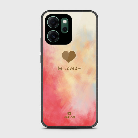 Oppo Reno 14F - Onation Heart Series - HQ Ultra Shine Premium Infinity Glass Soft Silicon Borders Case